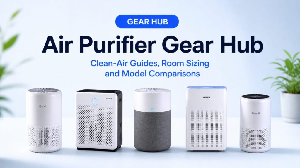 Air Purifier Gear Hub: Clean-Air Guides, Room Sizing and Model Comparisons