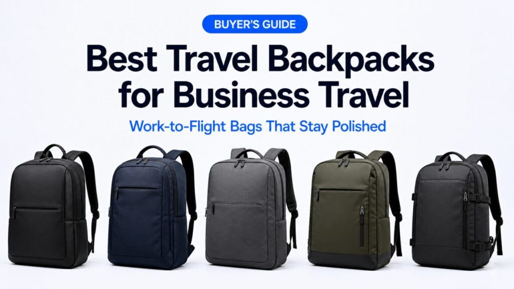 Best Travel Backpacks for Business Travel: Work-to-Flight Bags That Stay Polished