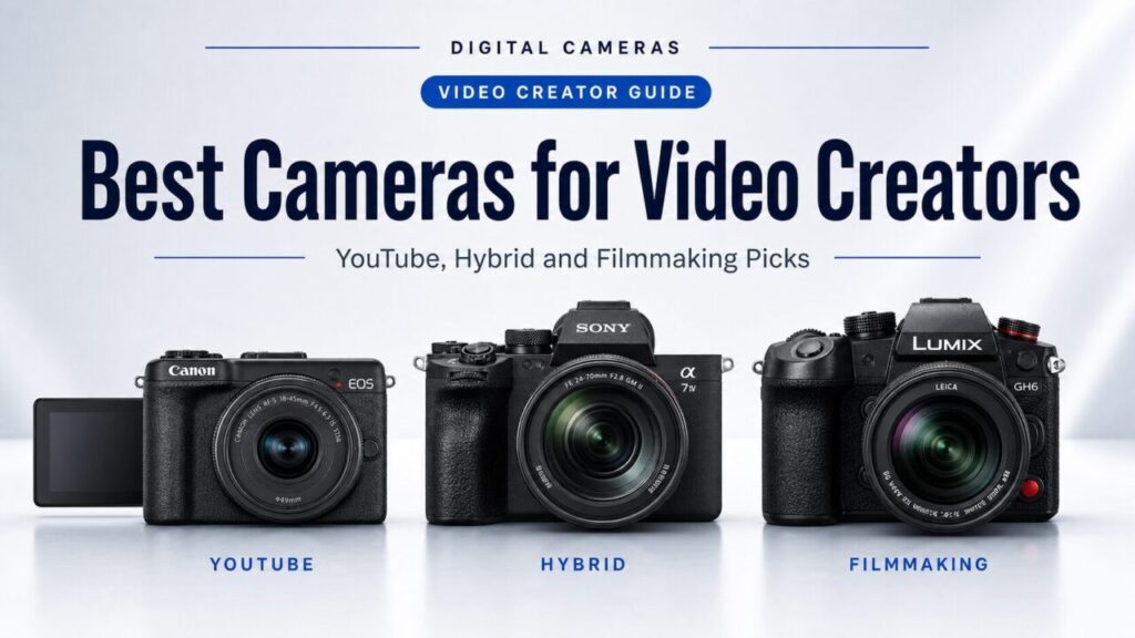 Best Cameras for Video Creators: YouTube, Hybrid and Filmmaking Picks