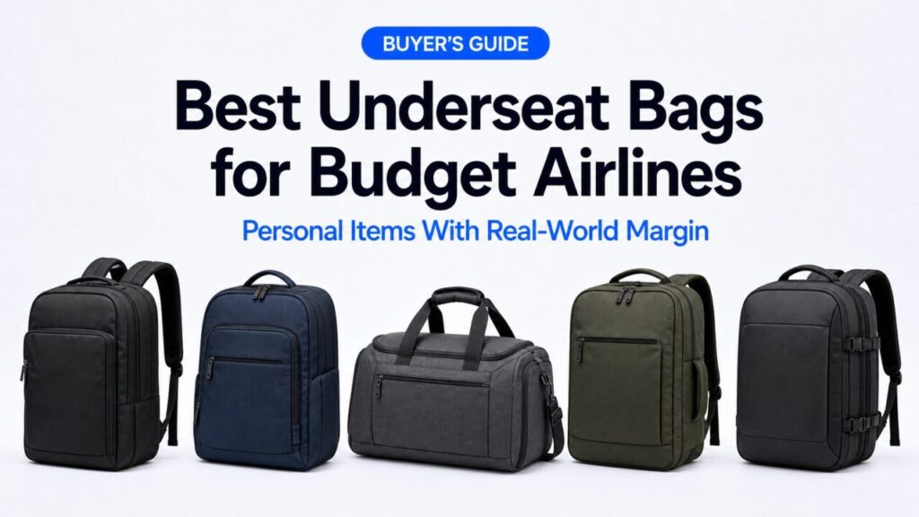 Best Underseat Bags for Budget Airlines: Personal Items With Real-World Margin