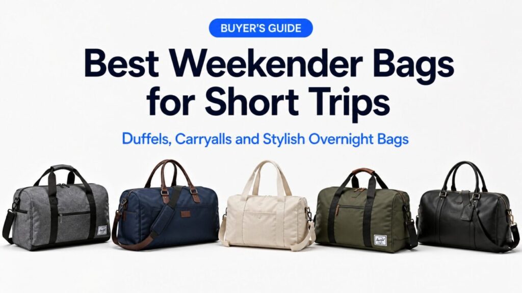 Best Weekender Bags for Short Trips: Duffels, Carryalls and Stylish Overnight Bags
