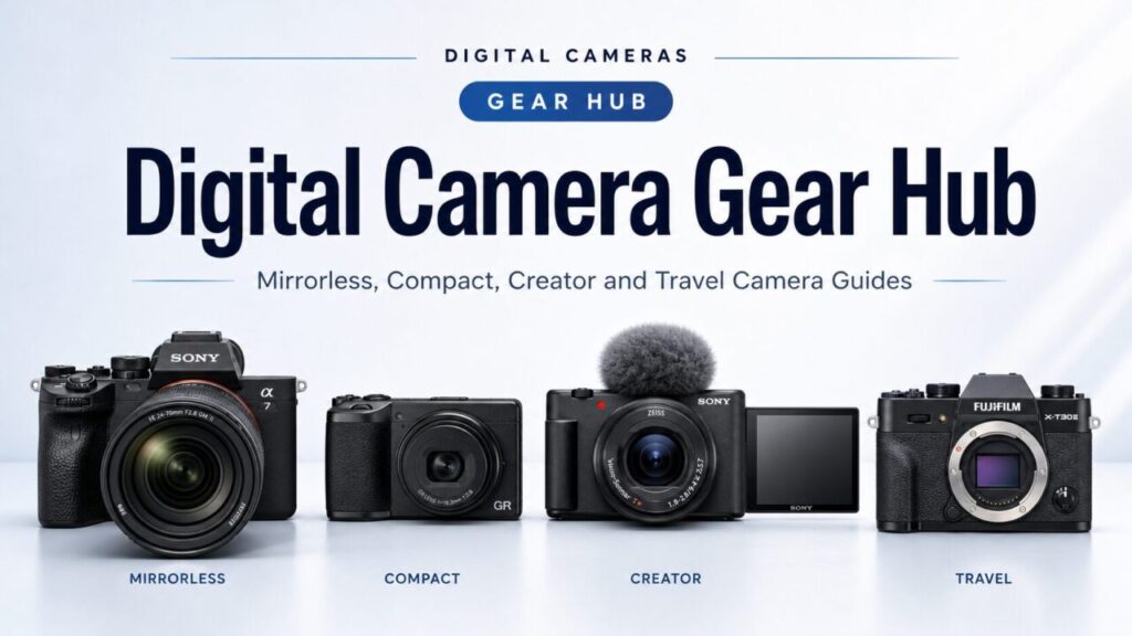 Digital Camera Gear Hub: Mirrorless, Compact, Creator and Travel Camera Guides
