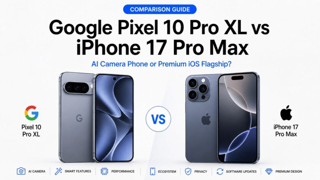 Google Pixel 10 Pro XL vs iPhone 17 Pro Max: AI Camera Phone or Premium iOS Flagship?
