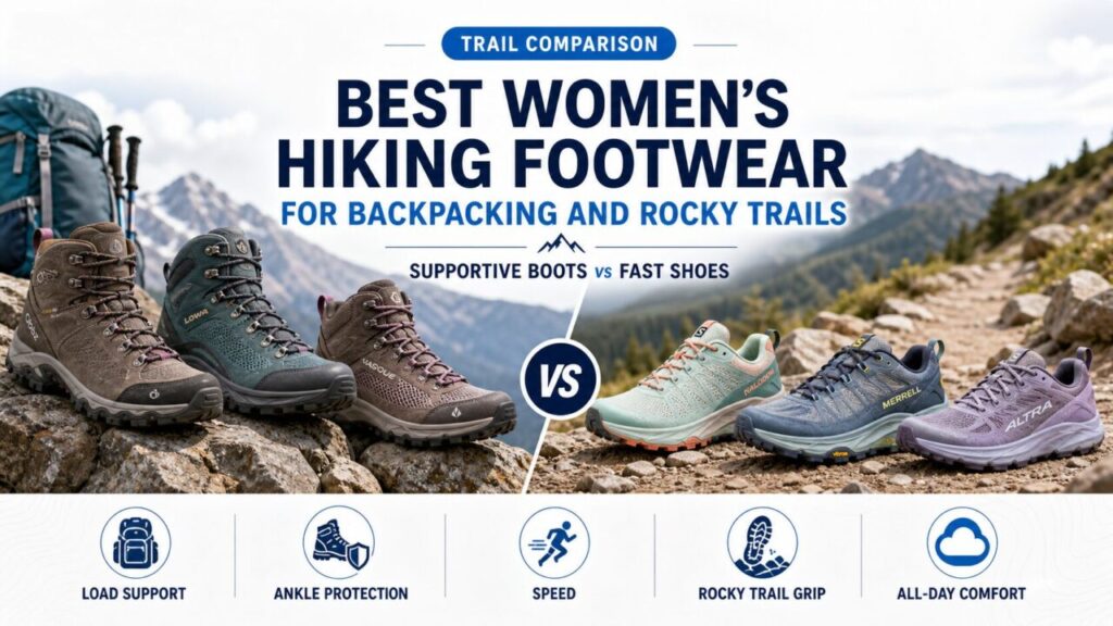 Best Women’s Hiking Footwear for Backpacking and Rocky Trails: Supportive Boots and Fast Shoes Compared