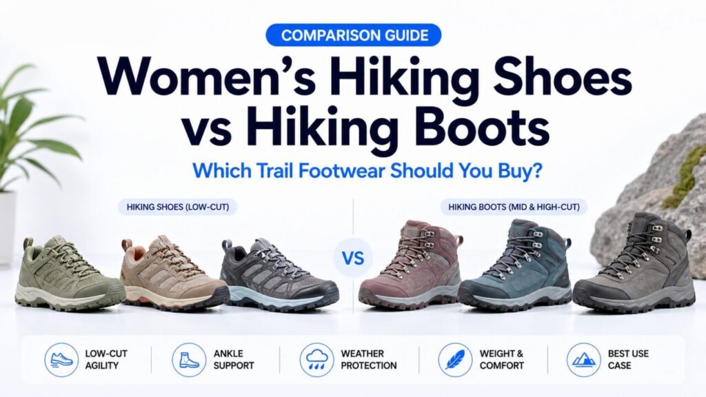 Women’s Hiking Shoes vs Hiking Boots: Which Trail Footwear Should You Buy?