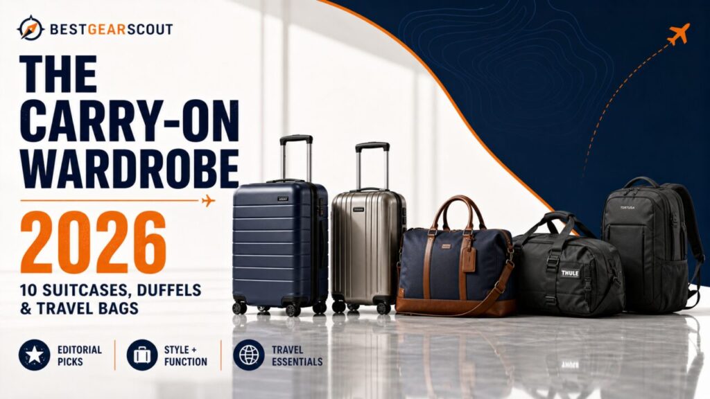 Best Carry-On Luggage 2026: Suitcases, Duffels & Travel Backpacks