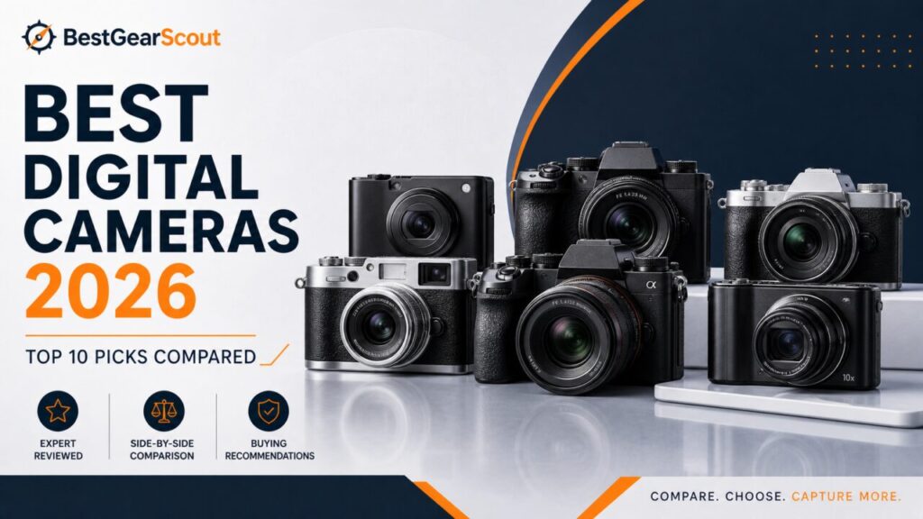 Best Digital Cameras 2026: Mirrorless, Compact & Hybrid Picks