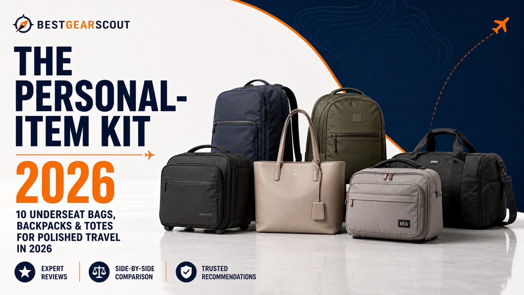 The Personal-Item Kit: 10 Underseat Bags, Backpacks & Totes for Polished Travel in 2026